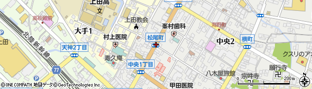 松尾町周辺の地図