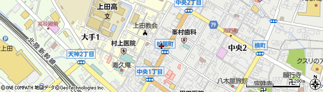 三井住友銀行上田支店周辺の地図