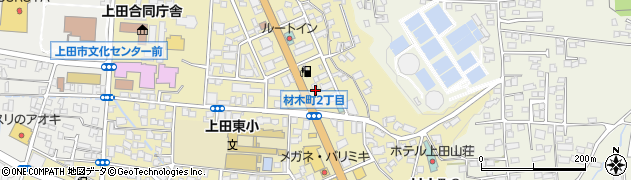 ミニミニＦＣ　上田店周辺の地図