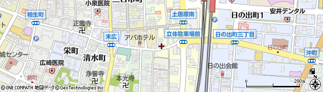石川県小松市土居原町238周辺の地図