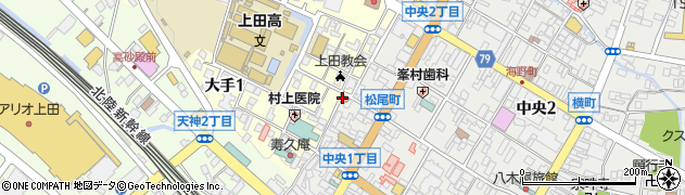 上田市松尾町商店街振興組合周辺の地図