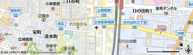 石川県小松市土居原町223周辺の地図