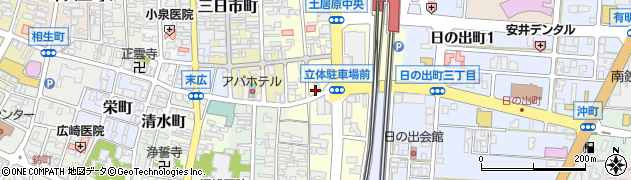 石川県小松市土居原町222周辺の地図