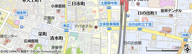 石川県小松市土居原町243周辺の地図