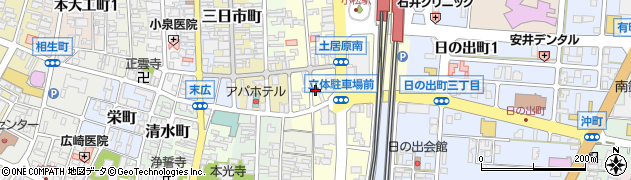 石川県小松市土居原町225周辺の地図