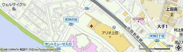 スターバックスコーヒー アリオ上田店周辺の地図