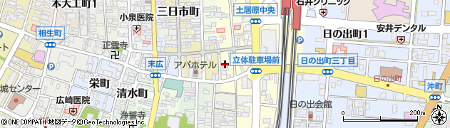 石川県小松市土居原町244周辺の地図