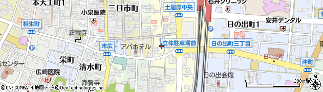 石川県小松市土居原町231周辺の地図