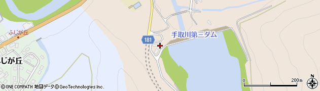 石川県白山市河内町口直海ロ周辺の地図