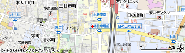 石川県小松市土居原町226周辺の地図