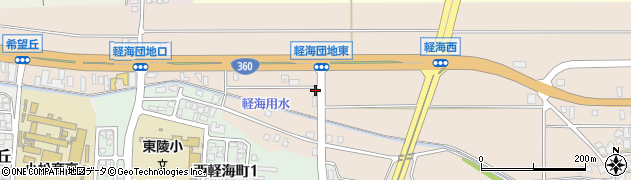 石川県小松市軽海町（ネ）周辺の地図