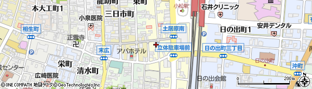 石川県小松市土居原町249周辺の地図