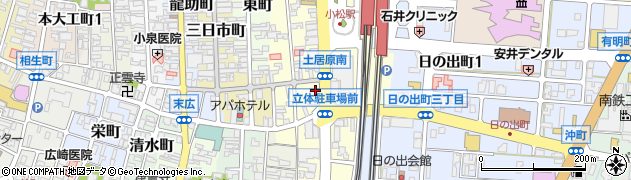 石川県小松市土居原町218周辺の地図