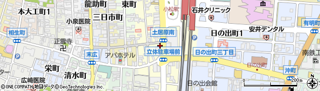 石川県小松市土居原町216周辺の地図
