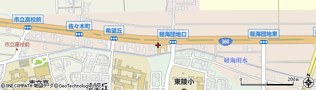 石川県小松市軽海町（ツ）周辺の地図