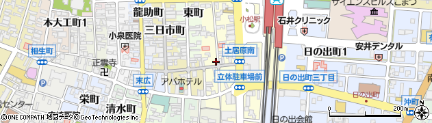 石川県小松市土居原町251周辺の地図