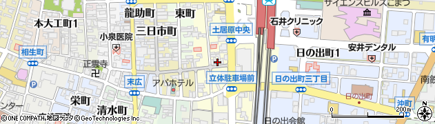 石川県小松市土居原町208周辺の地図