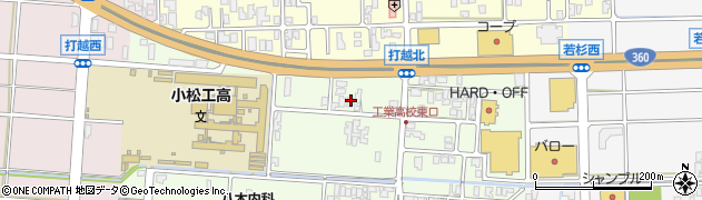石川県小松市打越町乙205周辺の地図