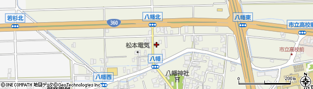 小松警察署八幡駐在所周辺の地図