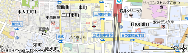 石川県小松市土居原町262周辺の地図