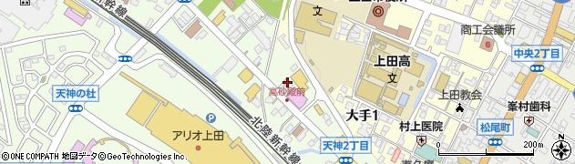 上田高砂殿　外商課周辺の地図