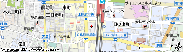 石川県小松市土居原町10周辺の地図