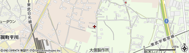栃木県栃木市都賀町合戦場112周辺の地図