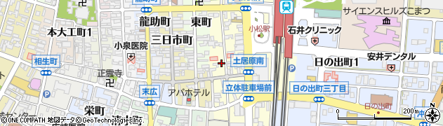 石川県小松市土居原町259周辺の地図