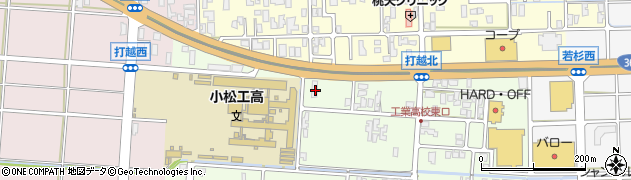 石川県小松市打越町甲周辺の地図