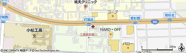 石川県小松市打越町乙244周辺の地図