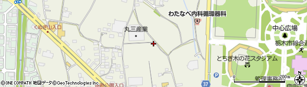 栃木県栃木市野中町547周辺の地図