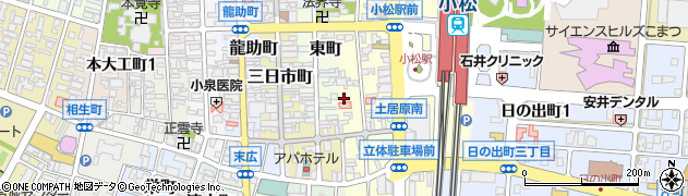 石川県小松市土居原町312周辺の地図