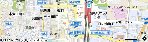 焼鳥市場 小松駅前店周辺の地図