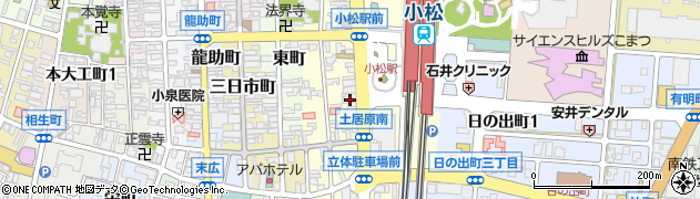 石川県小松市土居原町200周辺の地図