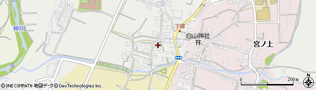 長野県上田市殿城下郷401周辺の地図