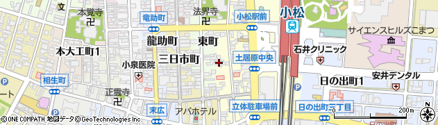 石川県小松市土居原町297周辺の地図