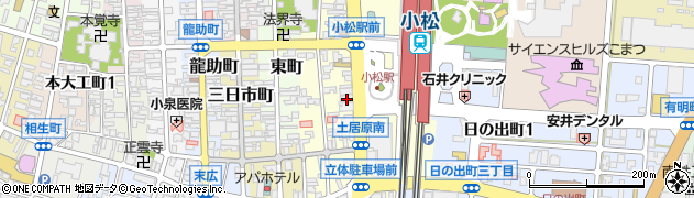 石川県小松市土居原町199周辺の地図
