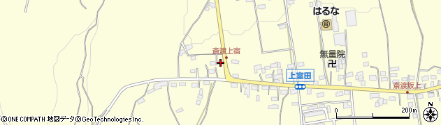 群馬県高崎市上室田町4267周辺の地図