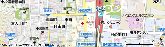 石川県小松市土居原町197周辺の地図