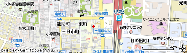 石川県小松市土居原町281周辺の地図
