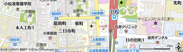 石川県小松市土居原町280周辺の地図