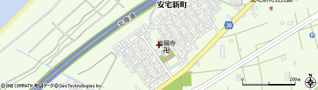 石川県小松市安宅新町（ニ）周辺の地図