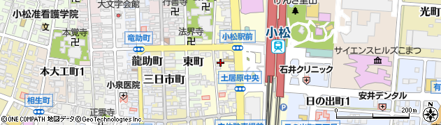 石川県小松市土居原町282周辺の地図