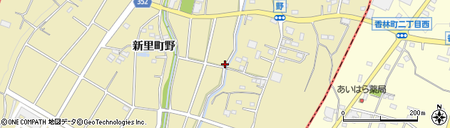 群馬県桐生市新里町野周辺の地図