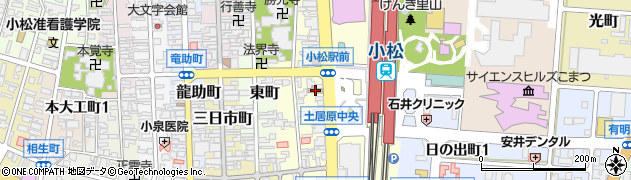 石川県小松市土居原町194周辺の地図
