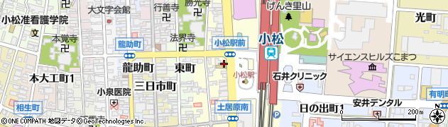 石川県小松市土居原町193周辺の地図