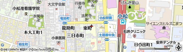 石川県小松市土居原町325周辺の地図
