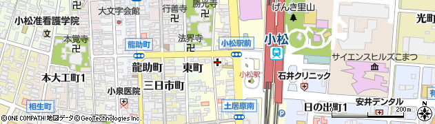 石川県小松市土居原町187周辺の地図