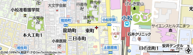 石川県小松市土居原町333周辺の地図
