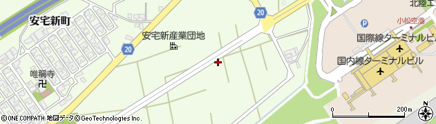 石川県小松市安宅新町イ周辺の地図
